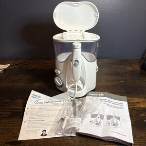 Waterpik Ultra Dental Easy Water Flosser 6 Tips WP-100W White New
